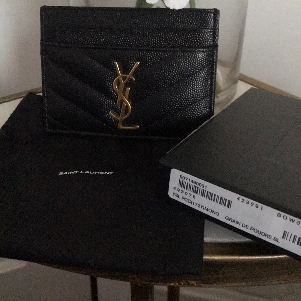Saint Laurent card holder
